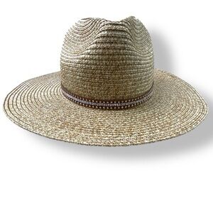 Bindya New York 100% Straw Summer Panama Fedora Hat